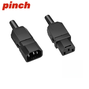 ปลั๊กไฟ AC แบบ 3 ขา ตัวผู้และตัวเมีย 10A 250V มาตรฐาน พร้อมสายดิน วัสดุ ABS - Product Image 1