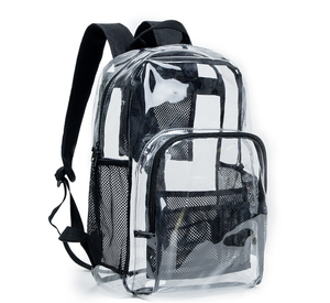 Mochila Transparente con Logotipo Personalizado, Mochila Escolar Resistente de PVC Transparente con Correa Reforzada para la Universidad y el Trabajo - Product Image 1