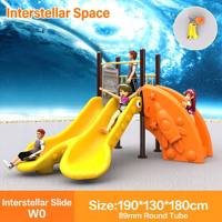 Juego de Toboganes de Plástico para Exteriores, para Jardín de Infancia, Patio Trasero, Parque de Diversiones, Equipo de Juego Comercial para Renovación Urbana
