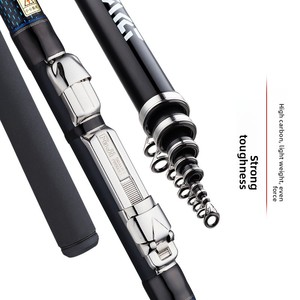 Canne à pêche <span class=keywords><strong>DAIWA</strong></span> LBT C <span class=keywords><strong>ISO</strong></span> Rock Fishing, canne à lancer en carbone souple à 4 sections, double usage pour la pêche en mer et à la main - Product Image 4