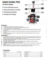 Prix de la machine d'alignement de roues 3D SmartSafe 861P