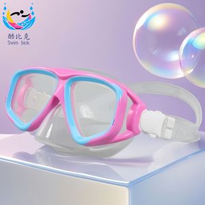 Masque de plongée pour enfants Swim bick, deux fenêtres, équipement de plongée en silicone, sports nautiques 6+ - Product Image 2