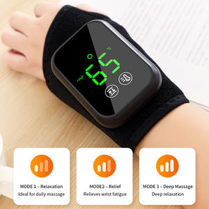 Vente en gros de bande de massage chauffante <span class=keywords><strong>vibrante</strong></span> pour le poignet, <span class=keywords><strong>ceinture</strong></span> de massage sans fil, bande de protection pour le poignet, massage thermique pour les mains - Product Image 1