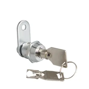 Chất Lượng Cao Chrome Mạ Đồng Thau Hình Ống Key Kẽm Hợp Kim Khác Nhau Cam Khóa Và Vít Xi Lanh Khóa Cho Bài Hộp