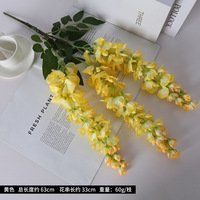 Fleurs artificielles de Bauhinia et de Lotus en plastique, décorations réalistes pour l'aménagement paysager, respectueuses de l'environnement, pour usage extérieur