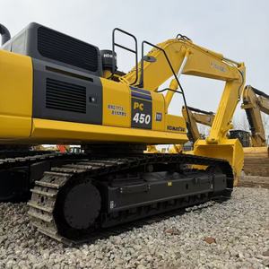 Excavatrice sur chenilles Komatsu PC450 d'occasion, 45 tonnes, moteur Cummins 257 kW, godet de 2,1 m, engrenages et pompe hydrauliques d'origine japonaise - Product Image 1