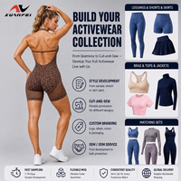 Nouvel Arrivage Transfrontalier – Yoga Léopard pour Femme : Halterneck, Dos Nu, Spandex/Nylon, Longueur Complète, Effet Remonte-Fesses