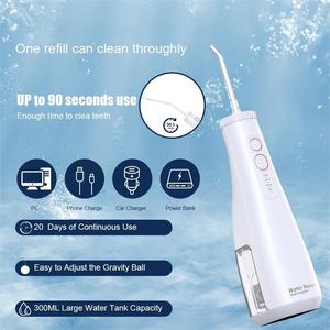 Baolijie GS101 Irrigateur buccal portable à piles, irrigateur dentaire pour les voyages et la maison - Product Image 1