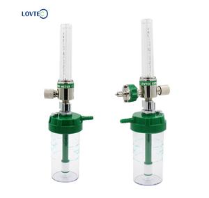 Lovtec 낮은 가격 짧은 배달 시간 조정 유량 Oxigen 산소 유량계 가스 커넥터 산소 가습기 병 - Product Image 1