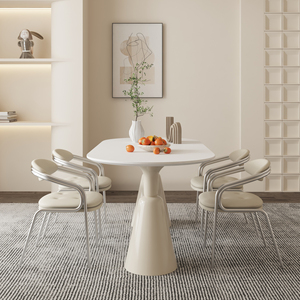 Silla de Comedor Kassel Tapizada en Cuero, Diseño Moderno y Minimalista para Comedor y Hogar - Product Image 3