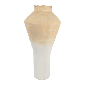 Vaso in terracotta a forma di campana contemporaneo per decorare il tavolo del soggiorno, stile glamoroso e transizionale - Product Image 1