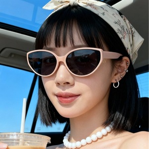 Lunettes de soleil œil de chat pour femmes, monture complète, polarisées, UV400, rétro, protection solaire - Product Image 4