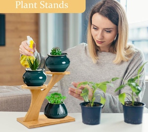 Platillos <span class=keywords><strong>de</strong></span> bambú <span class=keywords><strong>de</strong></span> 3 niveles, soporte individual <span class=keywords><strong>para</strong></span> escritorio <span class=keywords><strong>de</strong></span> oficina en casa, decoración interior, Mini maceta <span class=keywords><strong>de</strong></span> flores <span class=keywords><strong>de</strong></span> <span class=keywords><strong>Cactus</strong></span>, maceta decorativa <span class=keywords><strong>para</strong></span> jardín - Product Image 5
