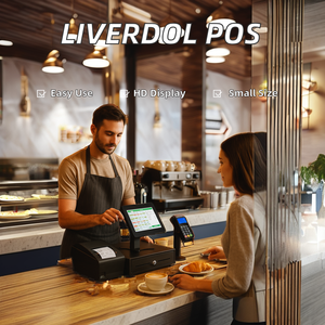 लिवरडोल थोक ऑल-इन-वन टच स्क्रीन कैश रजिस्टर अंतर्निहित थर्मल प्रिंटर बारकोड स्कैनर एंड्रॉइड/विंडोज ओएस 1-वर्ष - Product Image 2
