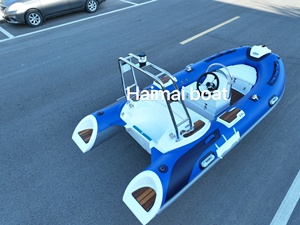 Bote Rígido de Fibra de Vidrio RIB360 de 11.8 pies con Certificación CE, Yate Deportivo de Alta Velocidad para Pesca, Navegación y Actividades al Aire Libre, Hypalon PVC - Product Image 3