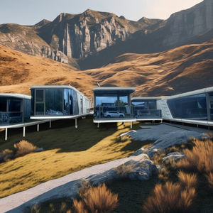 Petite maison mobile à deux étages Maison conteneur portable extensible pour hôtels <span class=keywords><strong>de</strong></span> villégiature Camping Espaces <span class=keywords><strong>de</strong></span> travail Kits <span class=keywords><strong>de</strong></span> bureau Boutique Appartements - Product Image 4