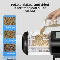 Distributeur automatique de nourriture pour aquariums Baiyinmei, compact, intelligent, programmable, multifonction, fabriqué en Chine