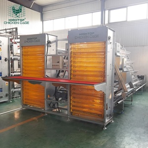 Prix d'usine, cage à poules pondeuses de type H, cage à batterie à 4 niveaux, cage à poules automatisée pour le Kenya, élevage de volailles de 10 000 oiseaux - Product Image 3