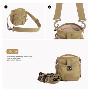 Bolso Bandolera Táctico Portátil de Pequeña Capacidad, 900D PVC Impermeable, Multifuncional, para Exteriores - Product Image 4