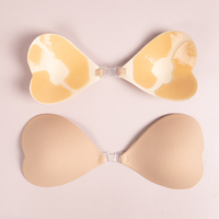 Soutien-gorge adhésif invisible en silicone, soutien-gorge collant à forte adhérence, résistant à la transpiration, sans bretelles, sans dos, sans coutures pour femmes