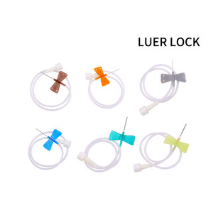 Set Vena <span class=keywords><strong>Scalp</strong></span> Sekali Pakai Medis untuk Pengambilan Darah Aman dengan Jarum Kupu-kupu dan Penyangga - Product Image 5