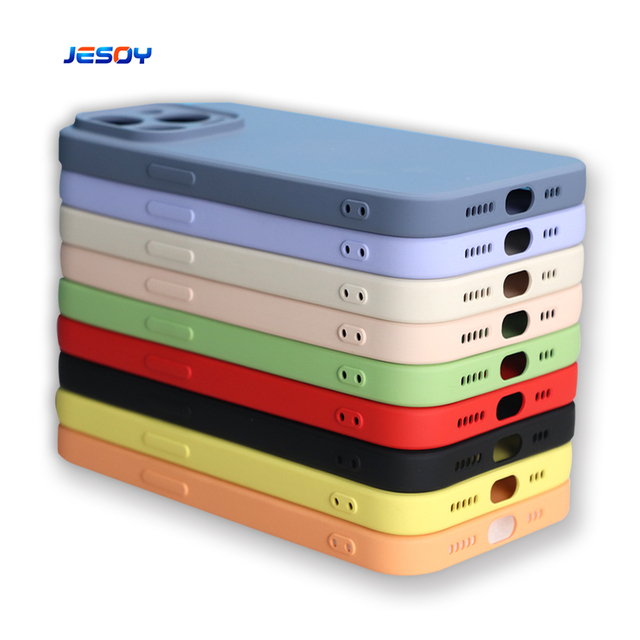 Custom Designed High Quality Soft Tpu Shockproof Liquid Silicone Phone Case for iPhone for Samsung