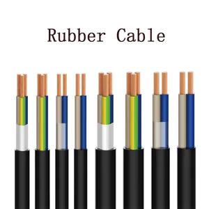 450/750V 2 3 4 5 Core 1.5mm2 2.5mm2 4mm2 6mm2 Tipo Cable de goma flexible de/V