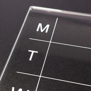 Calendario Semanal Magnético Personalizado de Borrado en Seco, Tablero de Planificación Acrílico Transparente, <span class=keywords><strong>Horario</strong></span> Acrílico Personalizado - Product Image 6