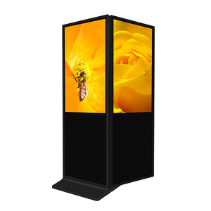 32/43/49/55 pulgadas de pie al aire libre impermeable <span class=keywords><strong>HD</strong></span> Android Totem quiosco pantalla táctil señalización Digital Lcd pantalla de publicidad - Product Image 1