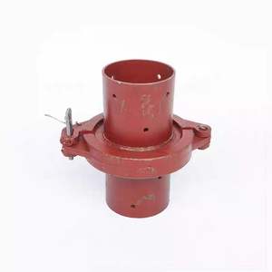 Plaques en caoutchouc supérieures et inférieures de la machine à bétonnière, buses à connexion rapide et plaques de revêtement en acier pour tuyaux de bétonnière résistantes à l'usure - Product Image 1