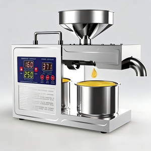 Petite presse à <span class=keywords><strong>huile</strong></span> à froid pour les petites entreprises, pour avocat, sésame, moringa, cynorrhodon, noix, cacahuètes, graines noires, palmier, tournesol - Product Image 2