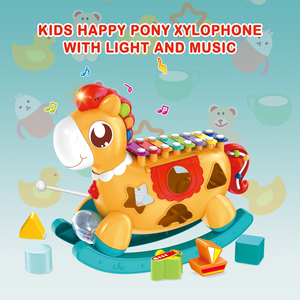 Instrumento Musical para Bebés con Luz, Pony Feliz, Xilófono para Niños, Piano Musical Educativo, Juguete de Órgano Electrónico para Niños - Product Image 2