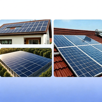 Accessoires de support PV en aluminium anodisé personnalisables, pièces de système solaire, systèmes de montage PV résistants au vent de 60 m/s pour toiture