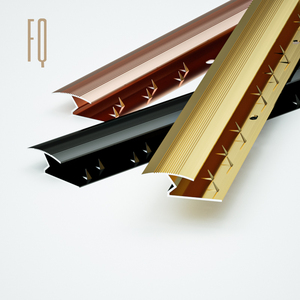 Hiện đại vàng nhôm Thảm cạnh TRIM bảo vệ kim loại hồ sơ Ốp chân tường Phụ kiện cho khách sạn căn hộ sàn quá trình chuyển đổi - Product Image 5