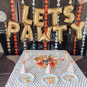 Damai <b>Custom</b> Pet Party Supplies Puppy Birthday Paper Plate Pennant <b>Balloon</b> Decorations Set for Dog Birthday Party - Product Image 4