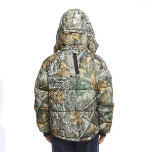 Blouson aviateur à bulles en tissu durable pour hommes, veste en duvet matelassée de camouflage en véritable arbre et imprimé de tout poids lourd personnalisé pour hommes - Product Image 4