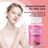Gummies éclaircissantes pour la peau, produits de beauté double action, éclat et luminosité, supplément de collagène 500mg avec vitamine C et L-Glutathion