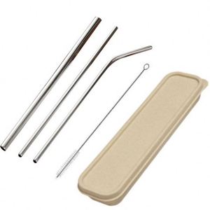 Pailles réutilisables en acier inoxydable isolées de 26,5 cm, personnalisables, pour divers gobelets - Product Image 2