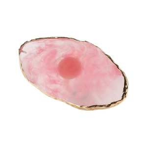 Présentoir à ongles en résine à bordure dorée, style anneau, pour la présentation de faux ongles à presser, support de démonstration, palette de peinture, outil de manucure - Product Image 5