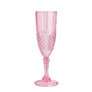 Flute da Champagne in Plastica Infrangibile da 6 OZ, Calice di Lusso Riutilizzabile <span class=keywords><strong>per</strong></span> Matrimoni, Bar, Feste, Eventi e <span class=keywords><strong>San</strong></span> <span class=keywords><strong>Valentino</strong></span> - Product Image 3