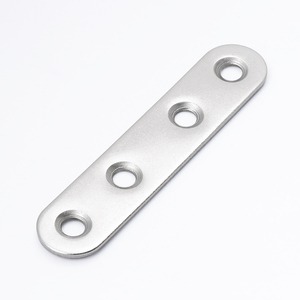 Support mural simple en acier inoxydable, étagère droite, accessoires de meubles de cuisine, fixation standard, marque JINNATE, directement de l'usine - Product Image 6