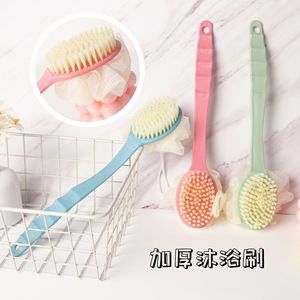 บุช 2019 แปรงอาบน้ำสองด้านพร้อมฟองน้ำด้ามยาวขัดผิวสำหรับทำความสะอาดหลังสำหรับผู้ใหญ่ - Product Image 5