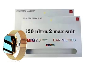 Reloj Inteligente I20 Ultra Max Serie 9 <span class=keywords><strong>10</strong></span> 1 con Cargador Inalámbrico Multi-Correa y Auriculares, Pantalla TFT - Product Image 1