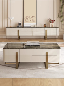 Giá rẻ nhất đơn giản đồ nội thất phòng khách nối dài Bàn cà phê và Stretchable TV đứng - Product Image 6