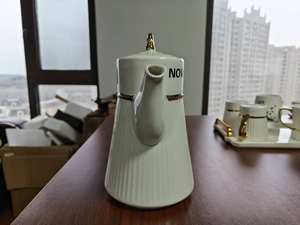 Tasses à eau en céramique NOVALITABLE, ensembles de tasses à thé pour la maison, service à thé en céramique de luxe léger pour la cuisine - Product Image 6