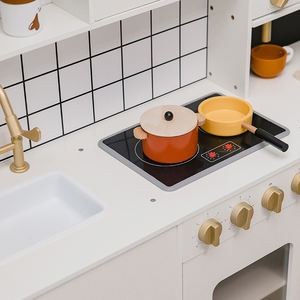 Jouets de cuisine pour enfants outils de Simulation en bois cuisine en bois ensemble enfants grands jouets - Product Image 6