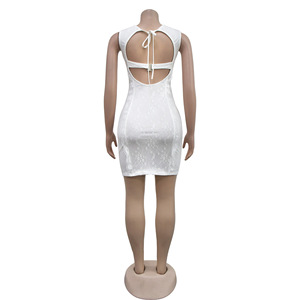 Vestidos de Mujer Ajustados y Sensuales de Moda con Espalda Descubierta y Color Sólido - ¡Gran Venta! - Product Image 4