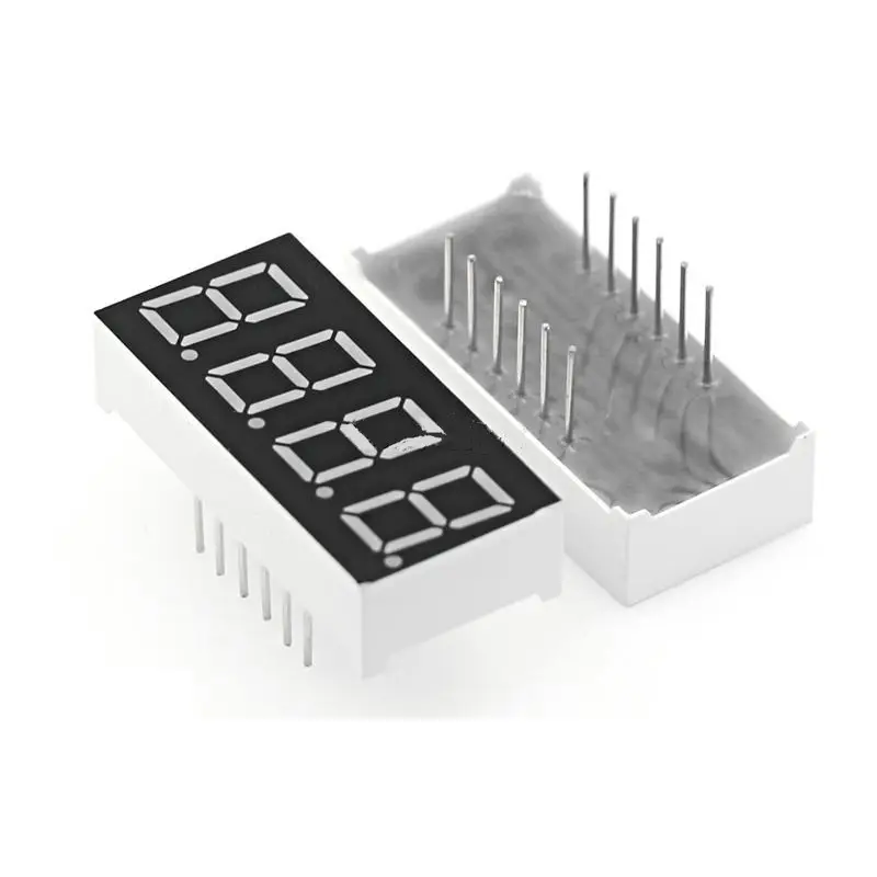 Gemeenschappelijke Anode 0.56 Inch 7 Segment Led Display Rood 4 Bit Digitale Buis 4 Digit 12 Pin Led Display Digitale buis Led