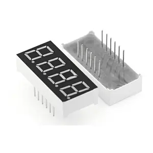 Gemeinsame Anode 0,28 Zoll 7-Segment-LED-Anzeige Rot 4-Bit-4-stellige 12-PIN-LED-Anzeigeuhr Digitale Röhren-LED