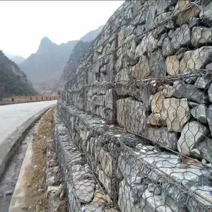 WDF Factory Gabion Galvanized Material Gabion Baskets Retaining Wall Build Stone Wall